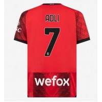 Camisa de time de futebol AC Milan Yacine Adli #7 Replicas 1º Equipamento 2023-24 Manga Curta